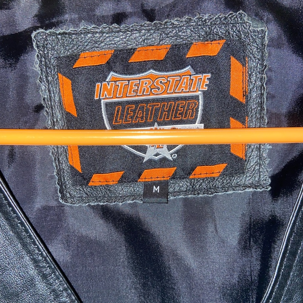 INTERSTATE LEATHER VEST GENUINE LEATHER - Picture 5 of 5